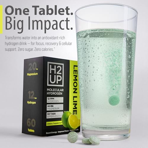 Utilisation facile des tablettes H2UP au quotidien.