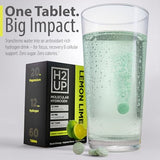 Utilisation facile des tablettes H2UP au quotidien.