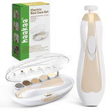 Haakaa ongles bebe electrique led: precision douce pour les petites doigts.