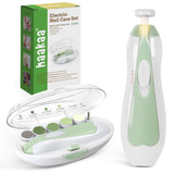 Outil d'ongles électrique Haakaa pour bébé, lumière intégrée.