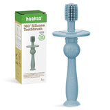 Haakaa brosse-dents-bebe 360°, nettoyage complet autour des gencives délicates.