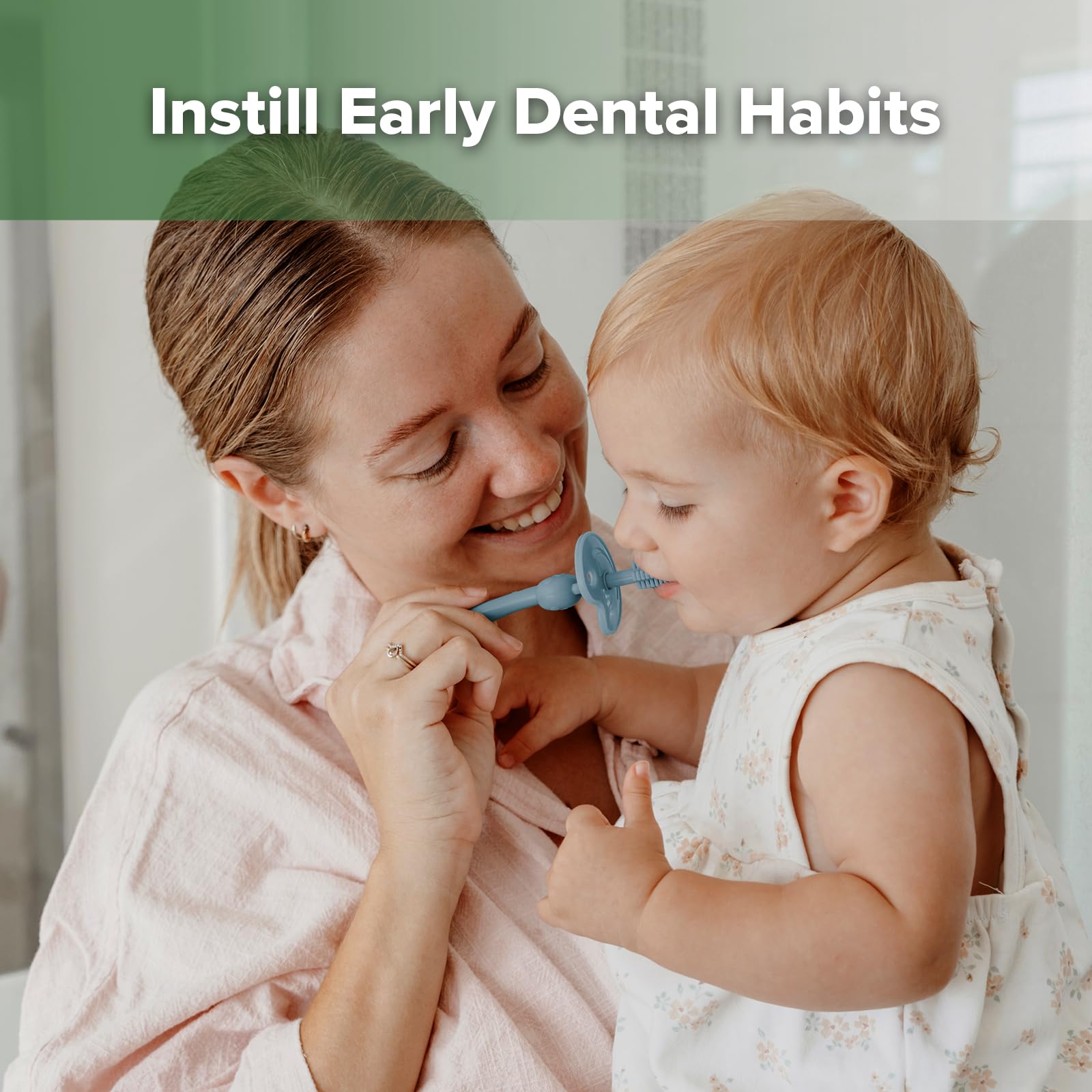 Haakaa brosse-dents-bebe-silicone-alimentaire, douceur sûre pour les gencives sensibles.