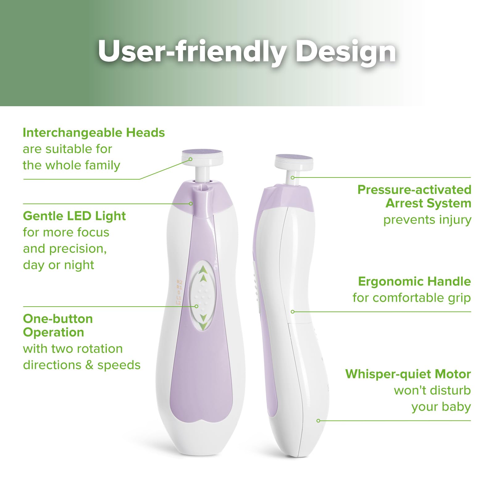 Haakaa commande unique, bouton simple pour ajustements rapides et sûrs.