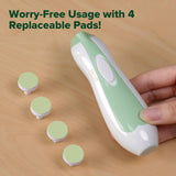 Paquets tampons Haakaa pour ongles naissants, application simple et silencieuse.