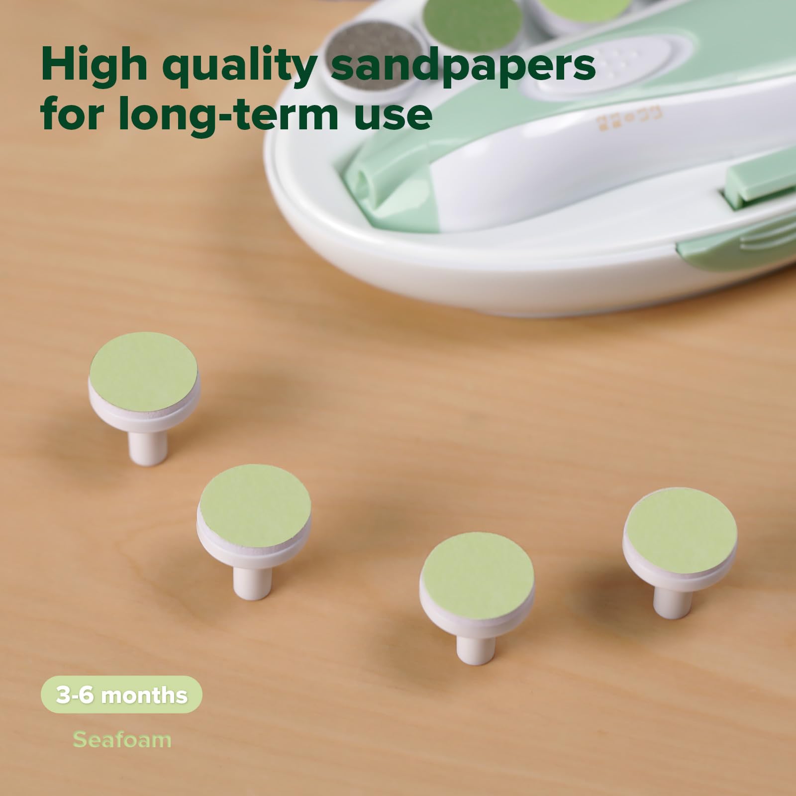 Tampons-remplacement Haakaa pour bébés 3-6 mois, finition douce et uniforme.