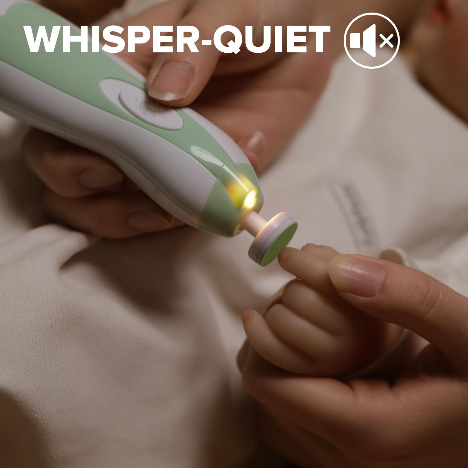 Haakaa tampons replacement pour limer les ongles des bébés — finition douce et régulière.