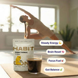 pH équilibré du HABIT ONE Café aux champignons pour estomac apaisé