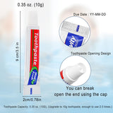 HAIFOTRVA dentifrice pour utilisation en hôtel, pratique et hygiénique