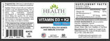 HAIOTB D3+K2: gélules pour une absorption efficace et une meilleure énergie.