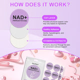 Haiphy NAD+Patches: énergie cellulaire renforcée pour le quotidien actif.