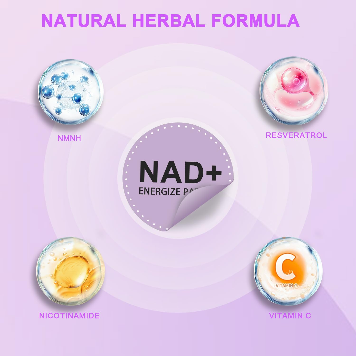 Haiphy NAD+Patches: peau plus souple grâce à une formule naturelle.