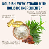 Hair La Vie tableau ingrédients – liste des nutriments clés pour cheveux sains.