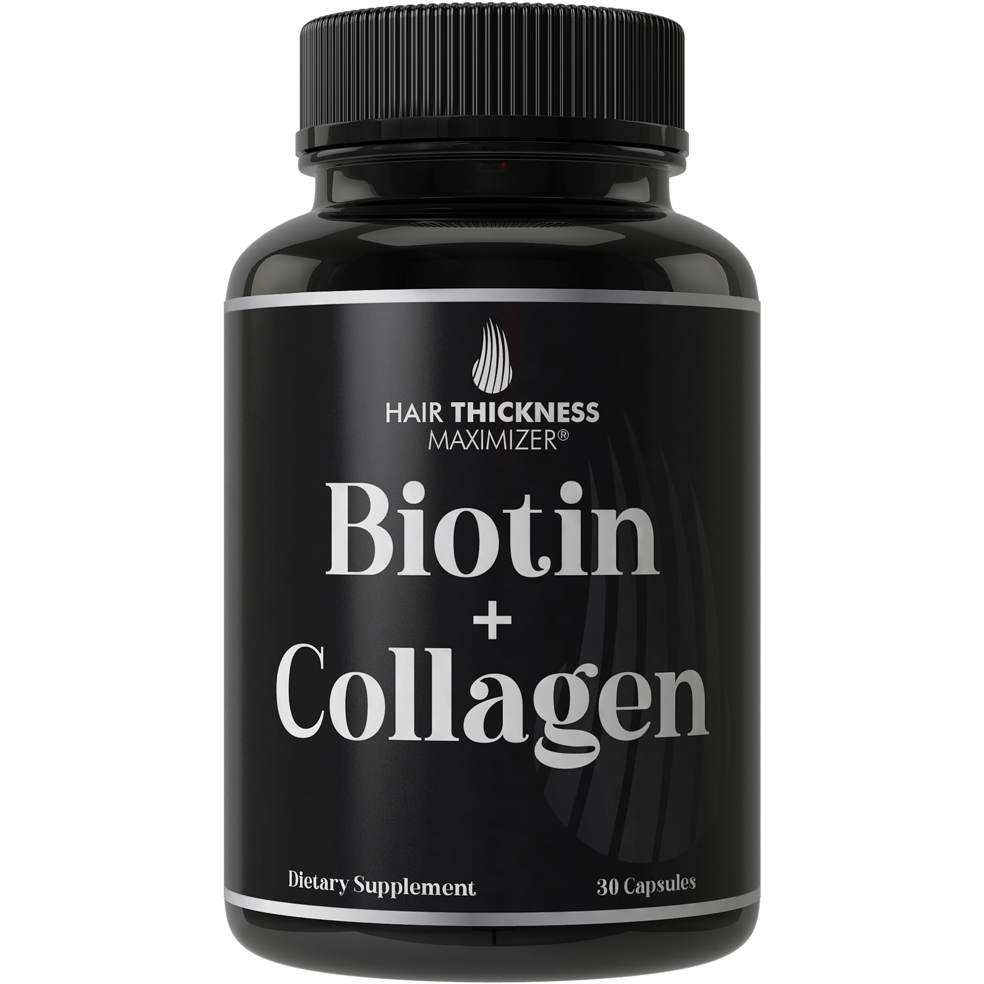 Hair Thickness Maximizer – bouteille contenant biotine et collagène, pour cheveux épais