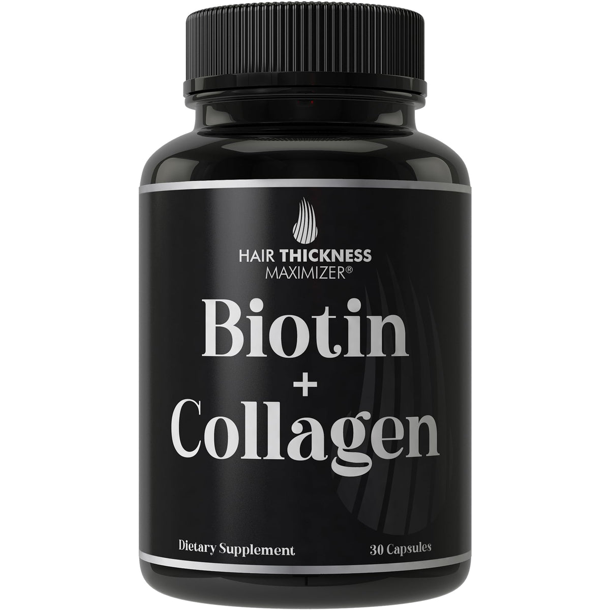 Hair Thickness Maximizer – bouteille contenant biotine et collagène, pour cheveux épais