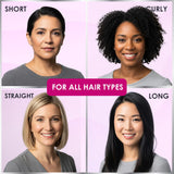 Hair Thickness Maximizer: photographie produit dans salle de bain moderne pour soins capillaires.