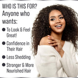 Hair Thickness Maximizer – étiquette montrant biotine 10000 mcg