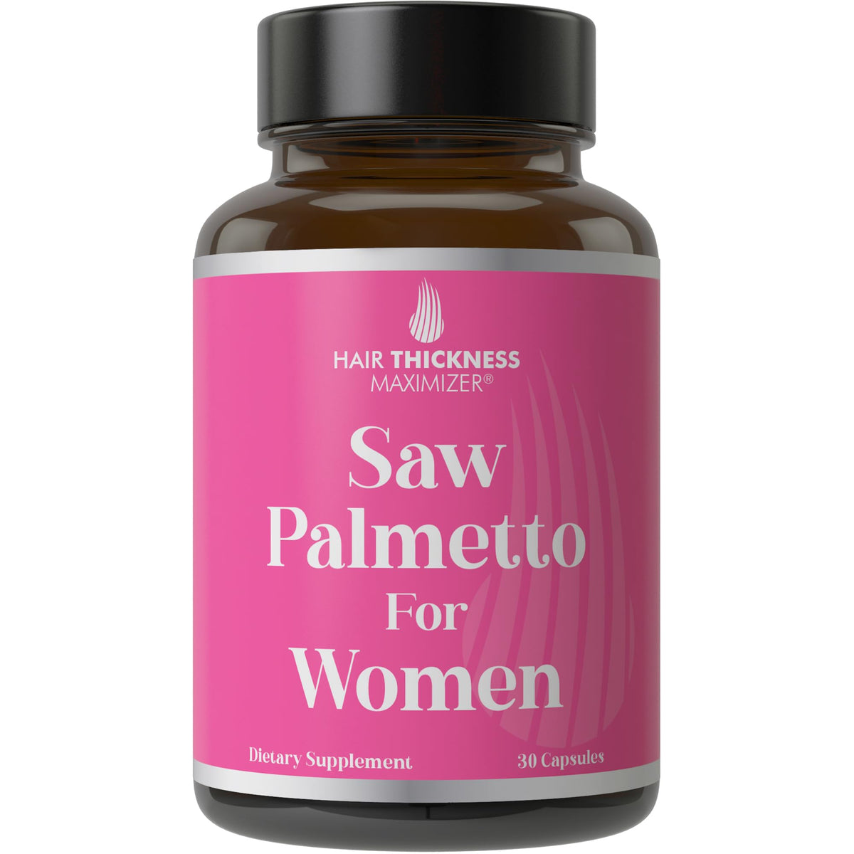 Hair Thickness Maximizer flacon Saw Palmetto femmes, soutien la croissance des cheveux