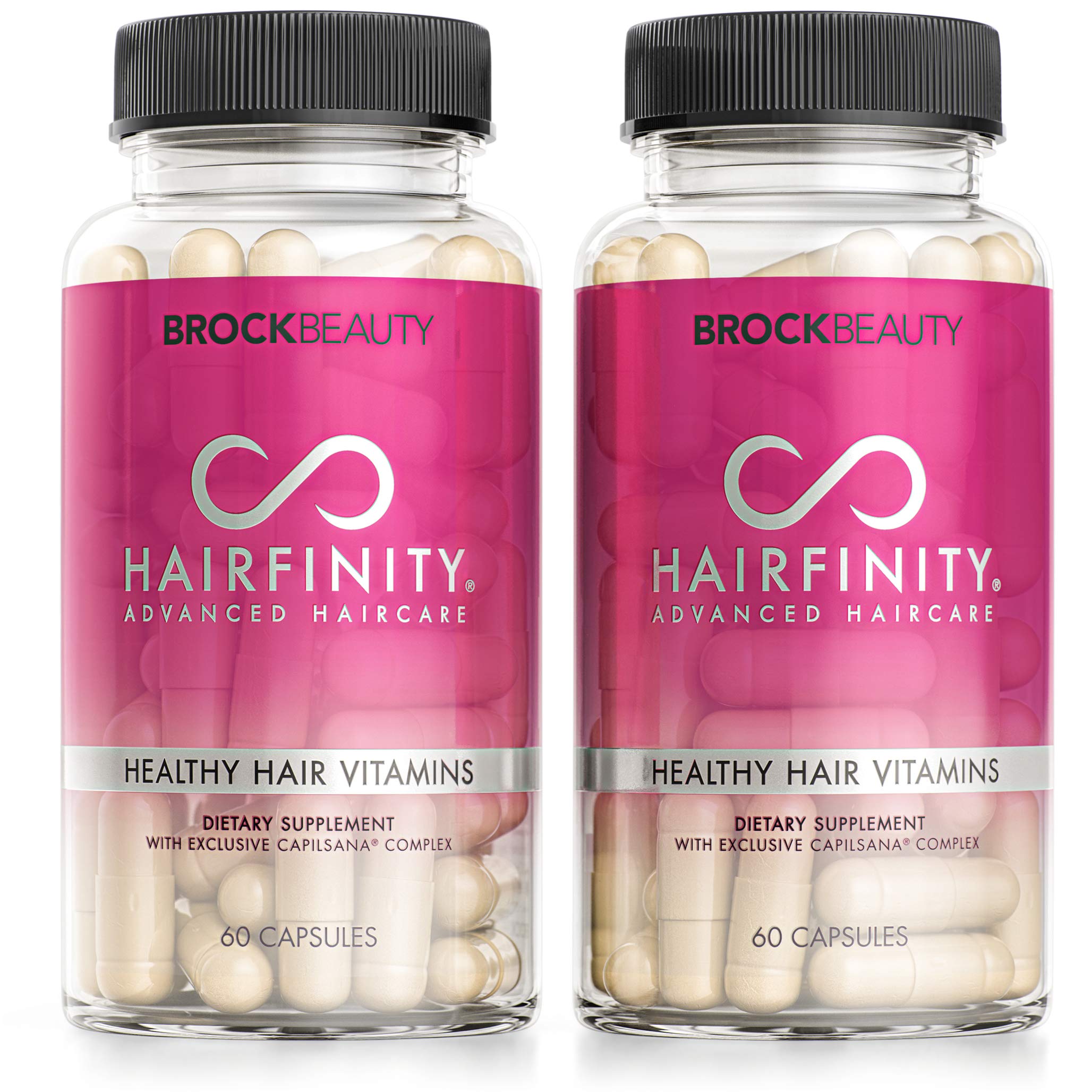 Hairfinity vitamines cheveux - bouteille compacte soutenant une routine nutritionnelle pour cheveux forts.