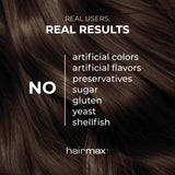 Hairmax emballage pack de 2 bouteilles pour la continuité.