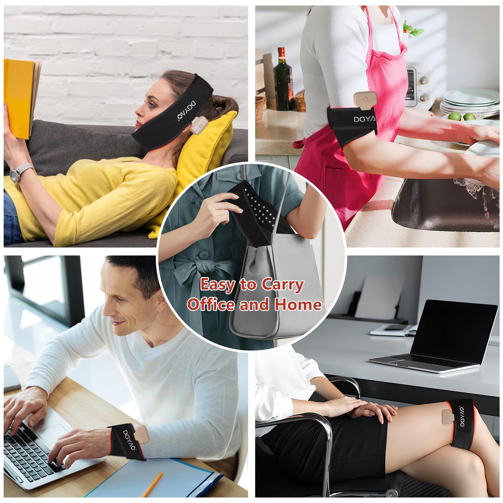 Haiyue design intermédiaire assure un ajustement sur le cou et les articulations.