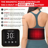 Haiyue Ceinture: batterie amovible 4000mAh pour des séances prolongées en déplacement.
