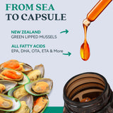 Capsules GLX3: petites et faciles à avaler pour une prise quotidienne simple.