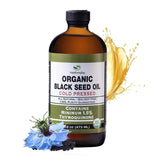 HalalEveryDay bouteille-verre huile noire Nigella Sativa, goutte pour hydratation de la peau.