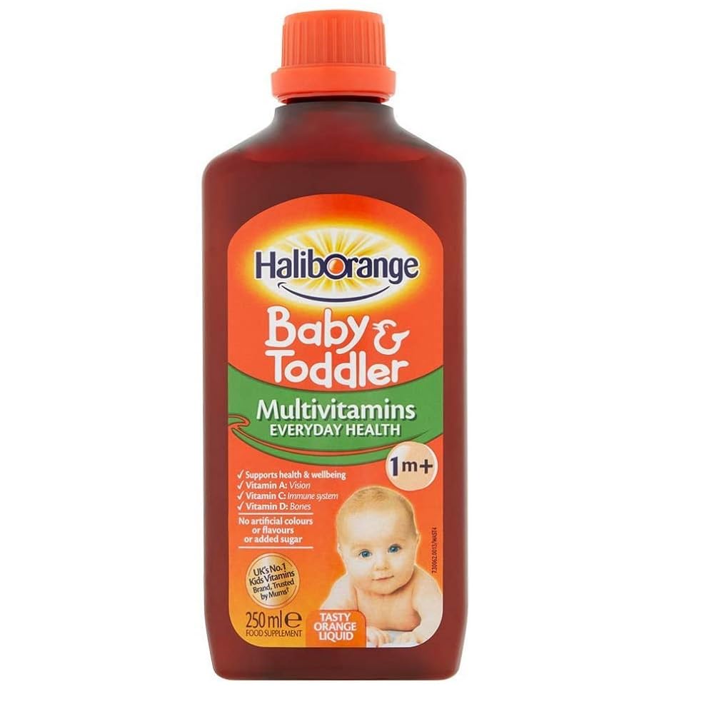 Haliborange Bébé et tout-petits flacon 250 ml prêt à l'emploi.