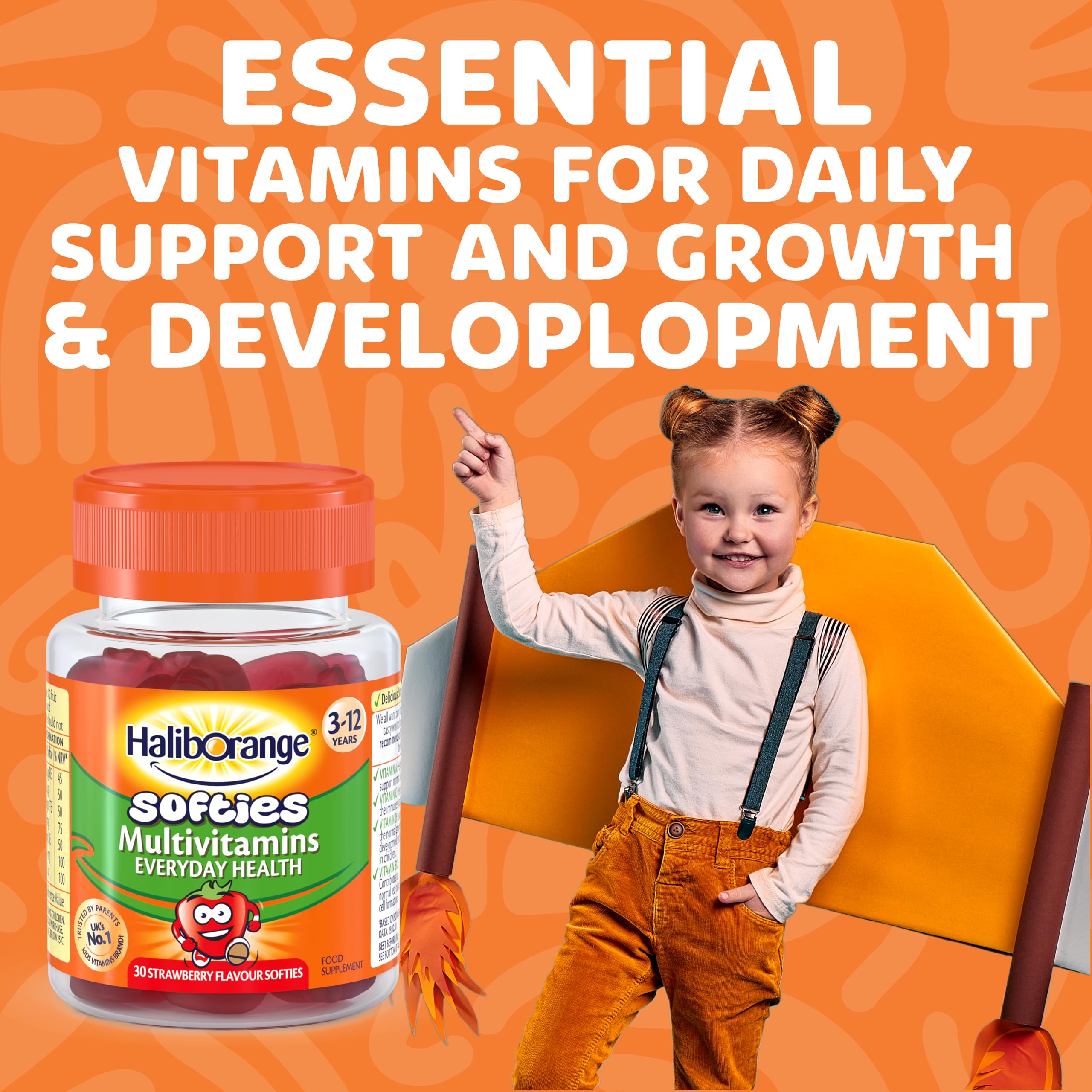 Haliborange Kids gommes vitamine C – soutien du système immunitaire