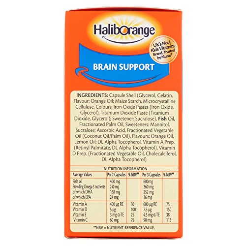 Haliborange Kids Omega-3 usage quotidien, facile à intégrer à l'école.
