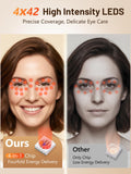 HALIDODO sélection de mode lumière: quatre options adaptées au soin des yeux.