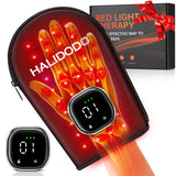 HALIDODO gant lumiere-rouge-660-850: lumière rouge pour relaxation des mains