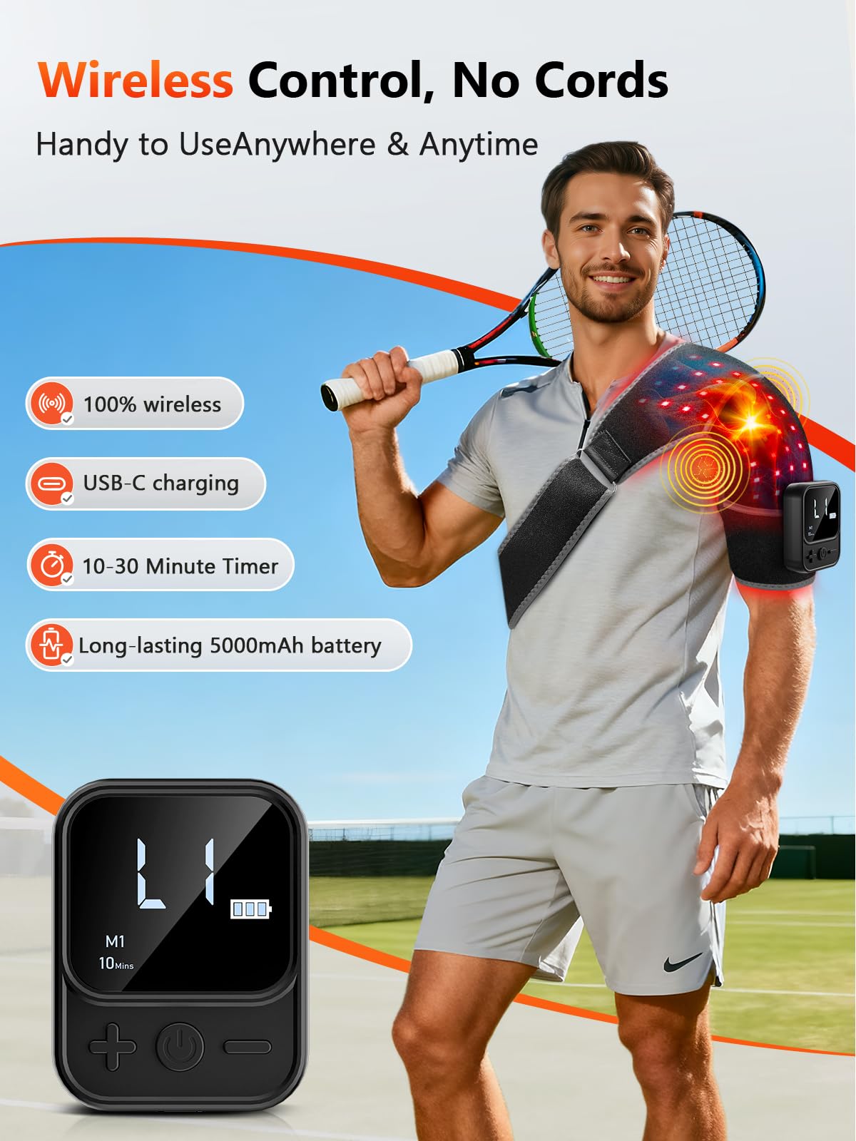 HALIDODO lumière infrarouge proche 850nm pour pénétration et confort durable.
