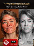 HALIDODO masque visage lumière bleue pour un effet clair et net.