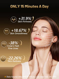 HALIDODO masque visage lumière orange pour revitaliser le teint.