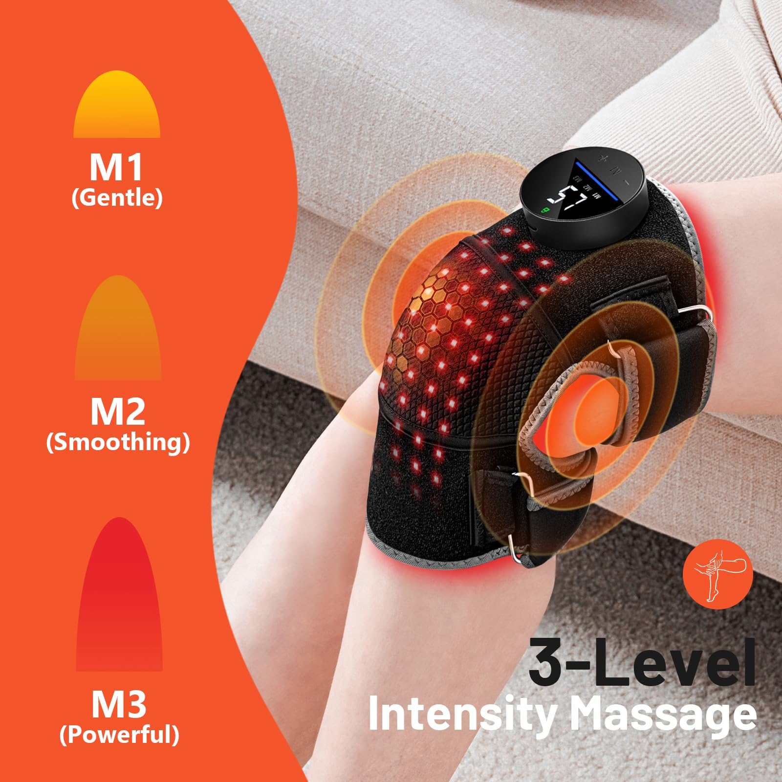 HALIDODO massage-vibration: réglages pour relaxation musculaire