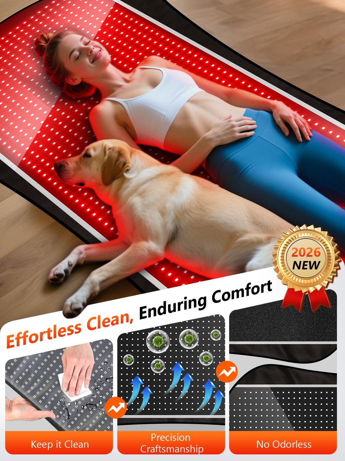 HALIDODO tapis branchement et démarrage simples pour une utilisation rapide.