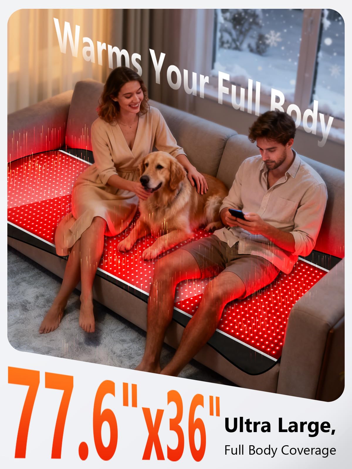 HALIDODO tapis mode pulsation 10 Hz et 40 Hz pour expérience adaptable.