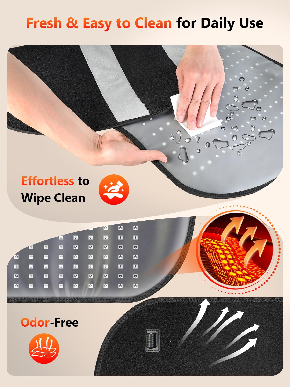 HALIDODO tapis lumière rouge à domicile, routine bien-être pratique