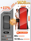 HALIDODO tapis lumière rouge et infrarouge avec 1408 diodes pour soins post-entraînement.