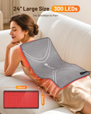 HALIDODO tapis lumière rouge et infrarouge ciblant les épaules pour récupération après effort.