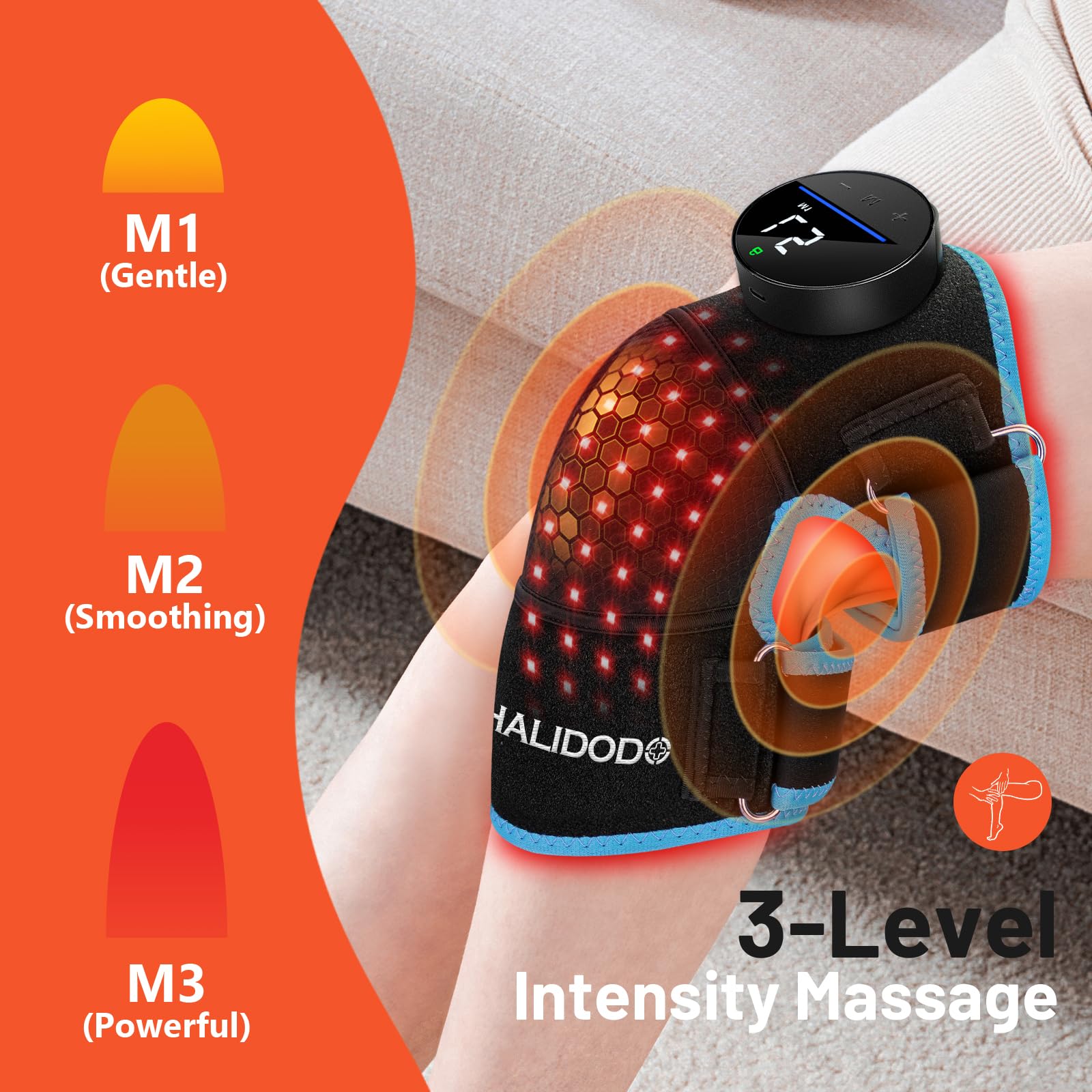 HALIDODO thérapie lumière rouge pour relaxation après l'activité sportive.