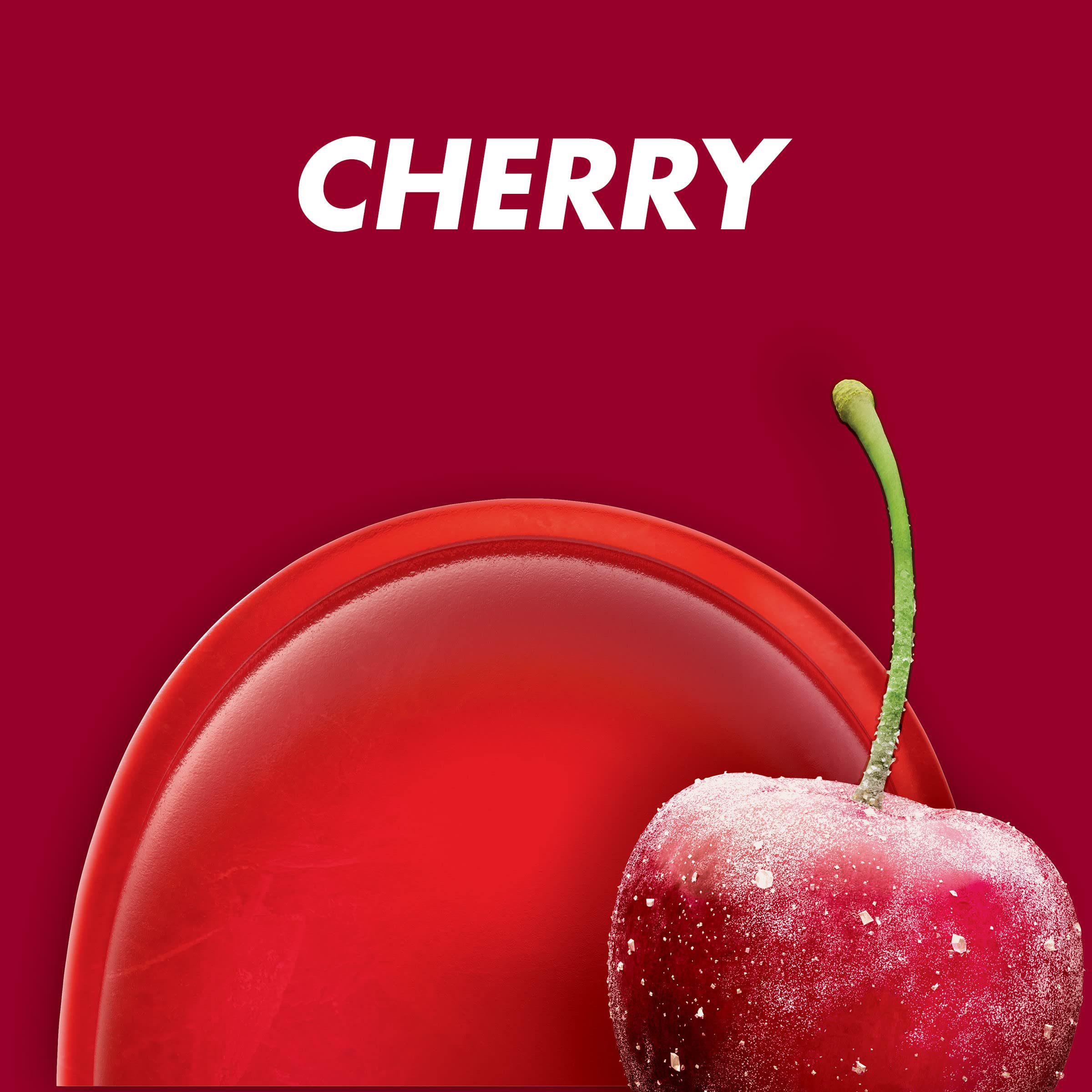 HALLS Relief cerise, paquet ouvert dans la main, accès rapide lors d irritations