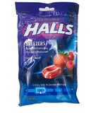 Pastilles Halls Breezers Cool Berry dans une boîte, fraîcheur rapide pour la gorge
