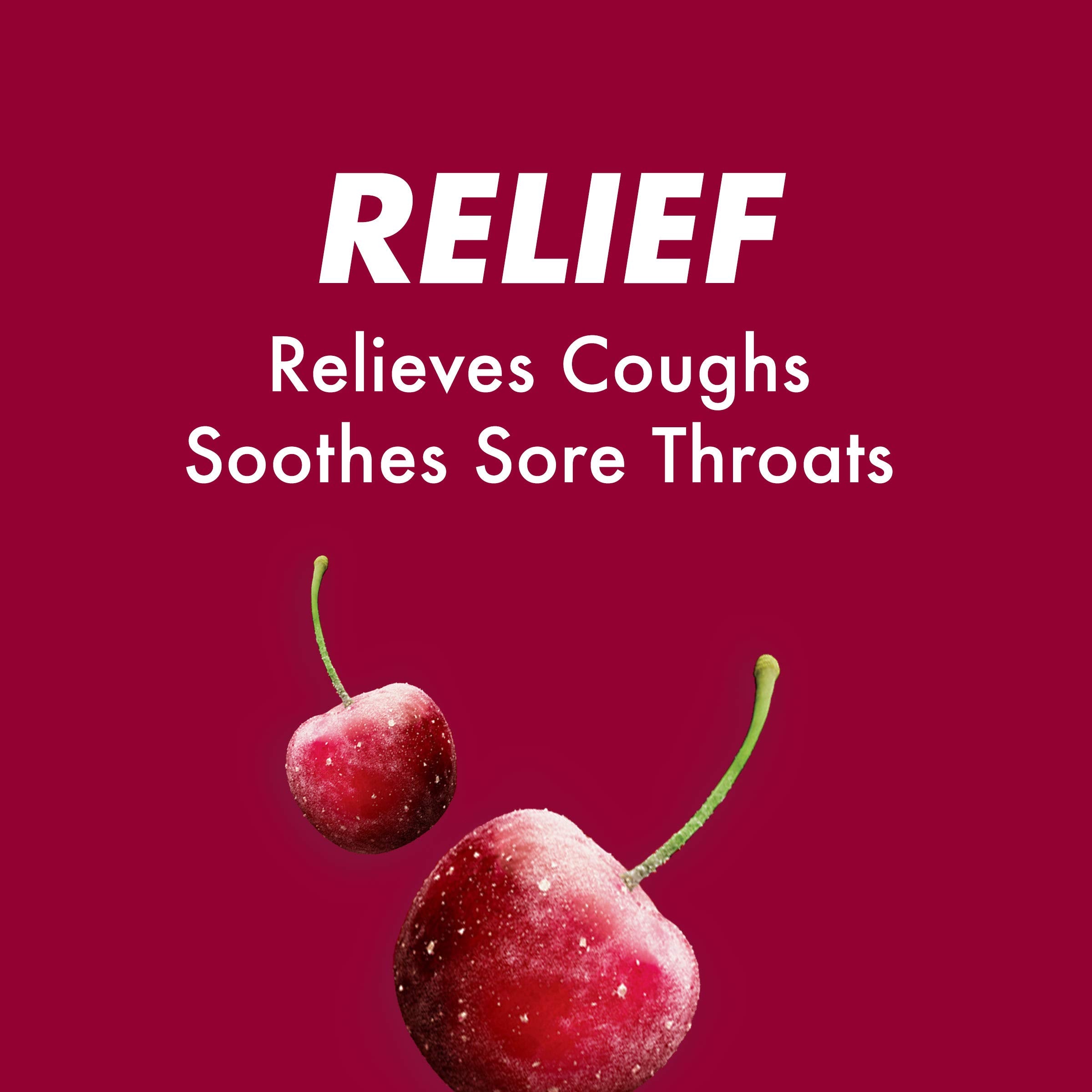 HALLS Cerise menthol, arôme frais et agréable en bouche.