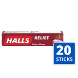 HALLS Cerise menthol, paquets pratiques pour emporter lors de déplacements.