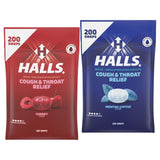 Pastilles HALLS cerise dans emballage; réconfort temporaire de la gorge
