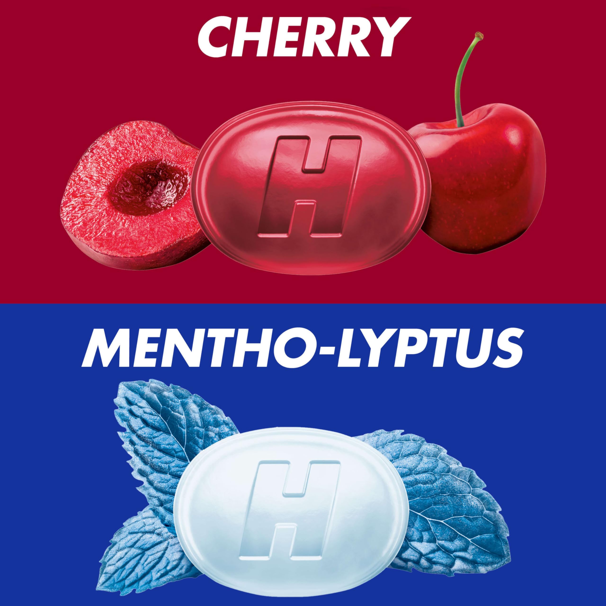 Pastilles cerise HALLS dans sachet compact; pratique en déplacement