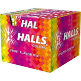 Halls Colors Mélange Fruits emballage: pastilles pour gorge au goût fruité, réconfort temporaire