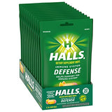 Halls Defense composition vitamine C, dosage par portion